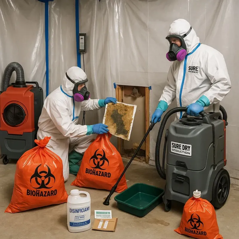 Contaminated Water Handling Protocols process in Oak Hills, CA