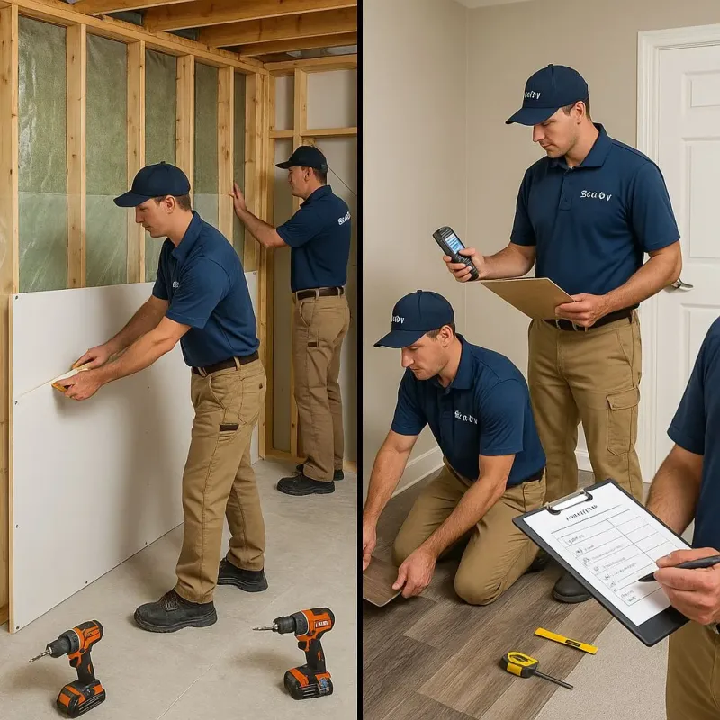 Repairs and Reconstruction process in Oak Hills, CA