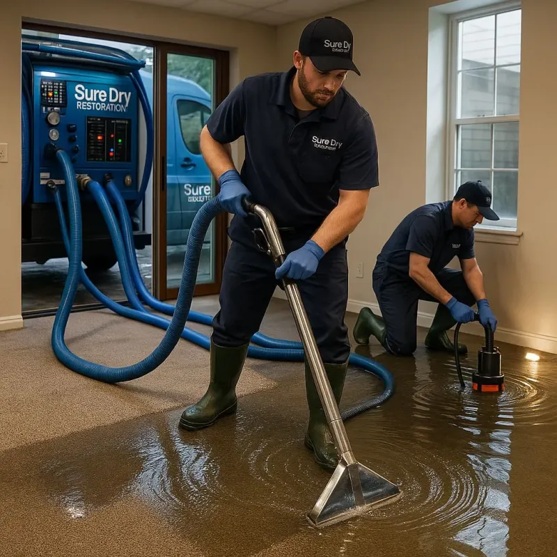 Water Extraction and Removal process in Oak Hills, CA